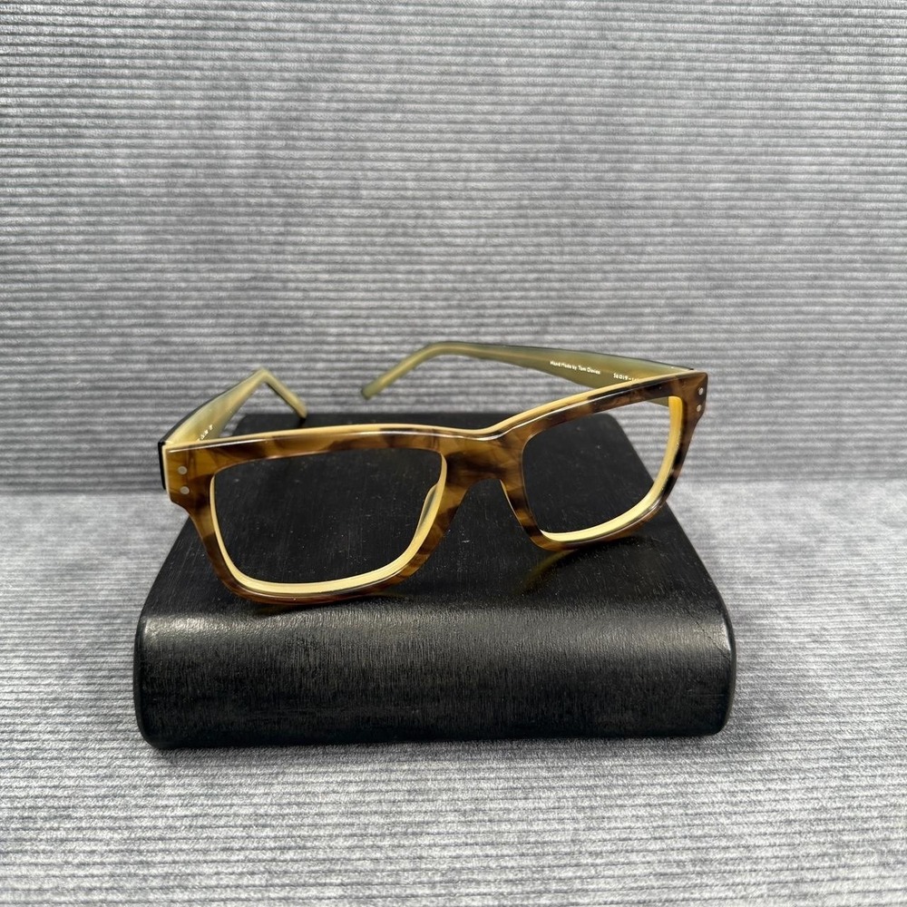 Tom Davies Eyeglasses SG056 Col. 346 56-19-140 Brown Tortoise‎ Handmade Luxury